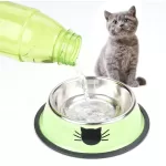 Stainless Steel Cat/Dog Bowls with Rubber Base Non-Slip Kitten/Rabbit/Puppy Dish,Pets Feeder Bowl and Water Bowl - view 118
