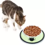 Stainless Steel Cat/Dog Bowls with Rubber Base Non-Slip Kitten/Rabbit/Puppy Dish,Pets Feeder Bowl and Water Bowl - view 119