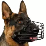 Wire Basket Dog Muzzle Adjustable Comfortable Anti-Scavenging Headwear Metal Muzzle Dog Mouth Cover For Small Medium Large - view 102